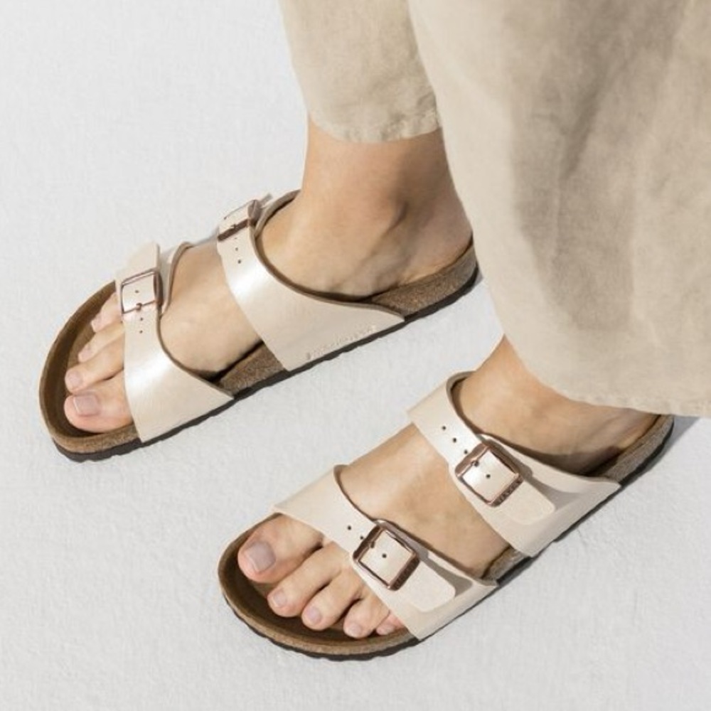 Birkenstock Cream Sandals